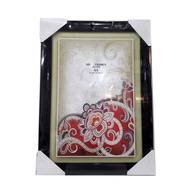 A4-photo frame quality wood frame(Real Wood)-bingkai kayu berkualiti