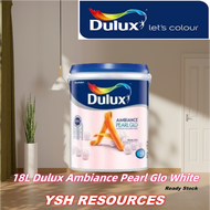 18L Dulux Ambiance Pearl Glo (White) - Interior Wall Paint / Cat Dinding Kilat / SHEEN