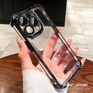 Suitable For iPhone 17 16 15 14 13 12 11 Pro Max Plus Air Clear Yellow Case TN2H