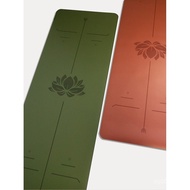 Wholesale+Fitness Mat Yoga Mat Natural Thickened Widened Yoga Mat Rubber Rubber pu Luxury Anti-Slip 