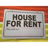 house for rent Made: PVC Plastic (like ATM and ID) 7.8x11 inches