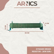 Braking Resistor 2000 Watt 50 Ohm Dynamic Brake Resistor 2KW50RJ
