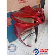 Panel Tameng Body Depan Yamaha Jupiter Z1 Injection 1YD Hitam Merah Putih Merek WIN