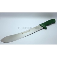 F. HERDER (SOLINGEN SPADE BRAND) 12 INCH BULLNOSE BUTCHER KNIFE
