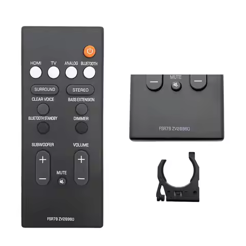FSR78 ZV28960 Remote Control For Yamaha Soundbar YAS-106 ATS-1060 YAS-107 YAS-207 ATS-1070 ATS-2070 