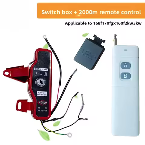 For 7.5HP sprayer accessories GX160 168F 170F 2000m remote control switch box