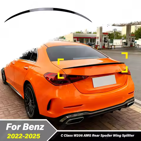 For Mercedes Benz Class W206 C200 C260 C300 C43 C63 AMG 2022 2023 2024 2025 Automobile Rear Middle S