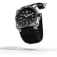 Bell & Ross BR0392-D-BL-ST/SRB Men's BR 03-92 Diver Automatic Rubber Strap *Original
