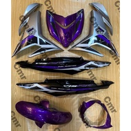 Cover Set Y15 V1/V2 Design Magenta Titan (Silver/Purple)(Silver/Black)Siap Tampal