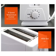 ♀Bread Toaster Stainless Steel Breakfast 2 Slice Bread Toaster Oven Bread Maker