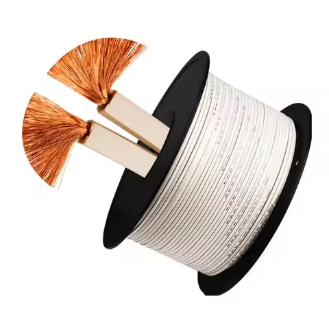 10m 4N OFC DIY Loud Audio Speaker Cable Oxygen Free Copper Hi-Fi AUX Cable For Amplifier Home Theate