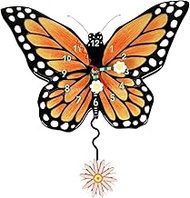 Enesco 6014457 Allen Designs Desk Clock, Spread Your Wings Butterfly 8.66 Inches