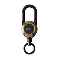 ROOT CO. - GRAVITY MAG REEL 360度旋轉多功能登山扣 - 沙棕色