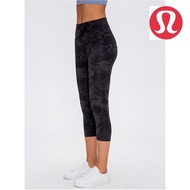 Lululemon new yoga capri pants women's hip lift running fitness pants elastic yoga pants