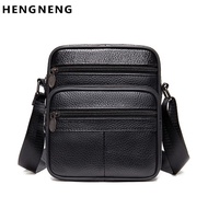 Small Men Handbag Cow Leather Bags For Man Flap Bags Crossbody Bag Men Single Shoulder Bag Male Small Men's Messenger Bags
