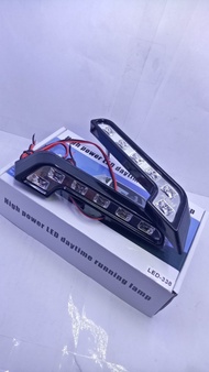 (SLM1) lampu drl model L mobil