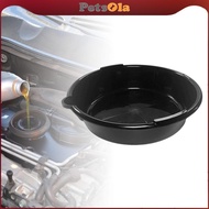 [PETSOLA] Oil Change Drain Pan Drip Pan Garage Tool Oil Resistant Heavy Duty 6.5L Car Repair Basin C