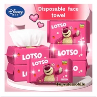 Lotso bear disposable face towel cotton tissue facial towel