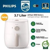 [NEW MODEL ] PHILIPS 3000 Series Compact Air Fryer HD9100 (HD9100/20) Airfryer - Rapid Air Technology, Easy to Clean Pot