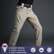 IX7/IX9 Men's Waterproof Tactical Pants Rip-Stop Quick Dry Trousers Outdoor Lightweight Multi Pocket