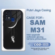 Latest Samsung M31 Case New Astronaut Casing Samsung M31 Hardcase Softcase Glossy