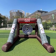 Inflatable Axe Throwing Inflatable Ball Toss Target Dart Board 12 Axes+8 Toss Ball for Party/Birthda