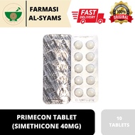 Prime Primecon Simethicone Tablets Ubat Angin