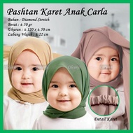 Cileunyi Collection Pashmina Carla Pasmina Instan Karet Kerudung Bayi 1-4 Tahun Jilbab Instant Anak 