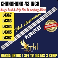 CHANGHONG 43 INCH LED TV BACKLIGHT L43H5-L43H7-L43H7-L43G3 L43G3 CHANGHONG 43 INCH LED TV BACKLIGHT