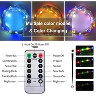 Lights for 16ft Trampoline, 71Ft Battery Operated Lights Waterproof Outdoor, 200 LEDs and 8 Modes Ca