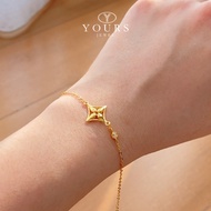 Yours Jewel 916 Gold Mono Bracelet