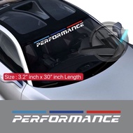 S92 1pc Performance Car Windscreen Vinyl Sticker For BMW E46 E90 E60 F30 E39 E36 E87 E92 E91 E10 F20