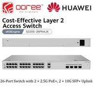 Huawei eKit S220S-24P4JX 24LP4JX 24P4J 26PN4JX 24 Port Managed PoE+ Switch 10G SFP+ Gigabit Switch