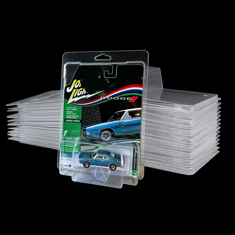 20PCS Protector Case for Johnny Lightning and Auto World Blister Display Packs