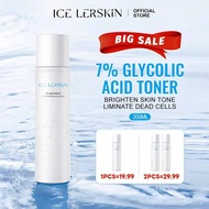 Toner, ICE LERSKIN, 7% asid glikolik / 11 asid amino / 9 ekstrak tumbuhan, pemutihan dan pengelupasa