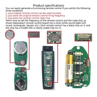 5 Universal 433 MHZ Cloning Remote Control Keychain Accessory Kit Duplicates Remote Controls Replace