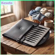 Kesoto Compact Interchangeable Circular Knitting Needle Set Travel-Ready Circular Knitting Needle Se