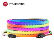 BTF-LIGHTING 5V FCOB SPI RGB IC COB LED Strip 160LEDs/m High density LED Similar WS2812B Individuall