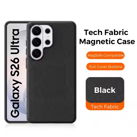 For Magsafe Tech Woven Adsorption Phone Case for Samsung Galaxy S24 S25 S26 Ultra TechWoven Magnetic