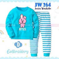 DKPS Children's Pajamas with BTS BT21 Characters Ages 1 2 3 4 Years Old Children's Pajamas with BTS 