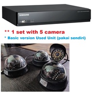 Samsung CCTV Full Set 4 camera Samsung Video Recorder-SRD-440 4ch not hik connect