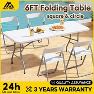 【WTHB】Meja Lipat 4FT 6FT Foldable Banquet Table Outdoor Camping Table Event Catering Hall