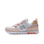 New Balance NB 574 Running Shoes Womens Low Top Orange Pink WL574ISE