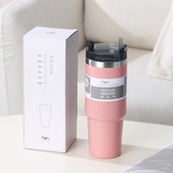 sc98richshop HAN แก้วเก็บความเย็น สเตนเลสแท้ ขนาด 30 ออนซ์900ml แถมหลอดมาในตัว พร้อมส่งจากไทย สินค้า