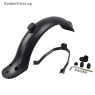 GoldenSilver Scooter Mudguard for Xiaomi Mijia M365 Electric Scooter Tire Splash Fender with Rear Taillight Back Guard SG