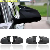 2PCS For BMW 5 6 7 Series E60 E61 E63 E64 F06 F07 F10 F11 F13 F01-F04 Gloss Black Wing Rearview Mirr