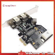 【Chuangtfx03】3 Port PCI-E Firewire 800 Card IEEE External1394B X 2 + Internal 1394B X 1 Controller C