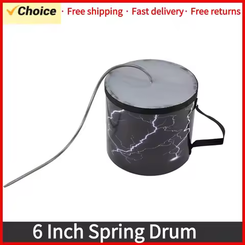6 Inch Thunder Drum Imitation Thunder Stage Performance Props Thunder Sound Effect Instrument Thunde