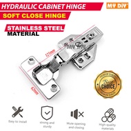 DIY Online4u - STAINLESS STEEL HYDRAULIC FURNITURE CABINET HINGE SOFT CLOSE HYDRAULIC STEEL KITCHEN 