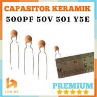 Ceramic Capacitor 500pf 500 pf 501 50V 5mm pitch Y5E
